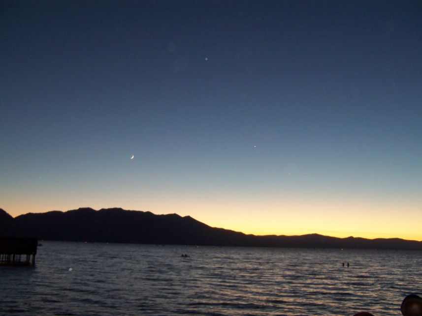 Keywords: Lake Tahoe sunset