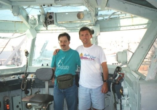 Allan and Mark
Allan and Mark onboard the USS Hornet in Alameda.
Keywords: Allan Mark USS Hornet